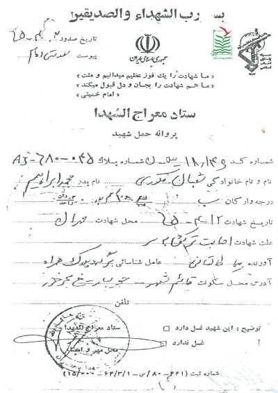 شعبان(شعبانعلی) فکوری