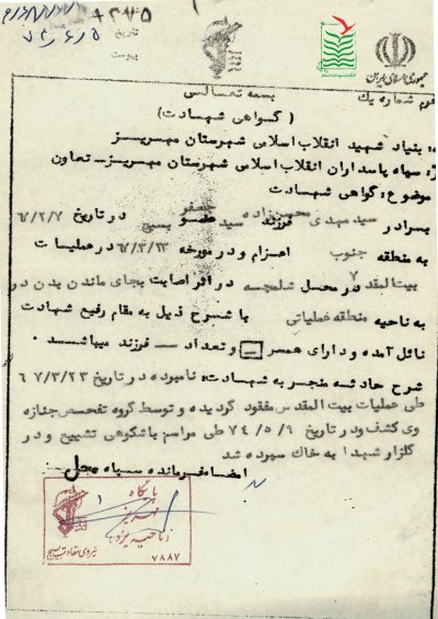 سید مهدی محسن زاده مهریزی